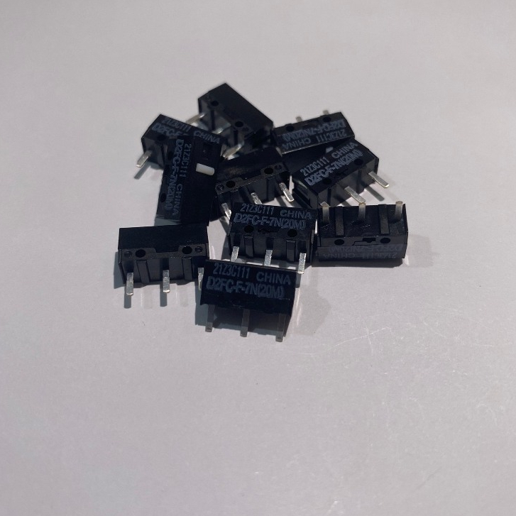 Nút click chuột Omron chính hãng | D2FC-F-7N(20M), D2F-F-3-7(30M), D2FC ...