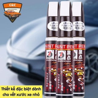 Bút xóa vết trầy xước sơn cho ô tô, xe hơi, xe máy. Bút tẩy tô màu xử lý sơn dặm (đỏ, đen, xám…)
