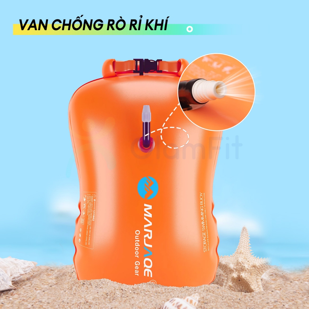 Phao bơi người lớn trẻ em pháo cứu hộ Phao Bơi Sông đa năng kiêm túi chống nước tập bơi du lịch