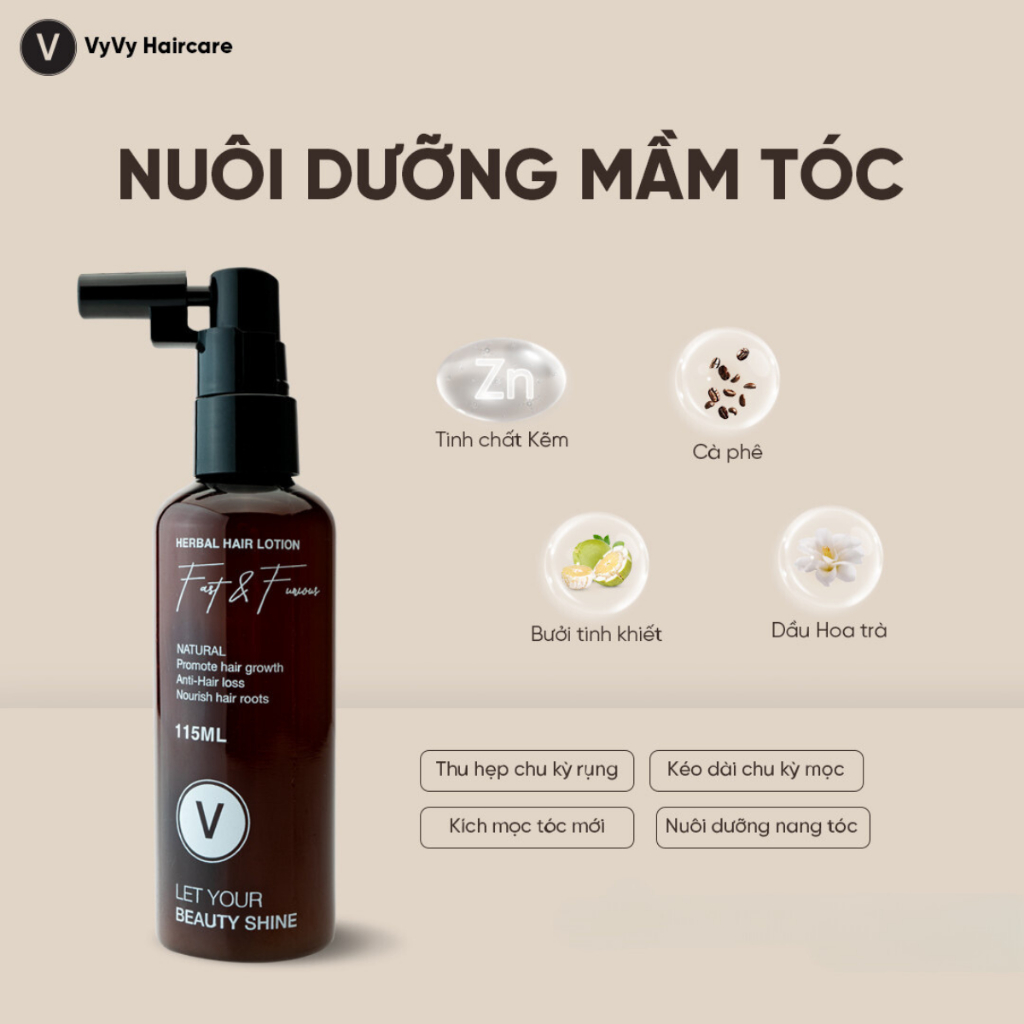 Ảnh Xịt bưởi Nano kích mọc tóc nhanh dài làm dày và giảm rụng tóc [QTFS]Vyvyhaircare  115ml V 1