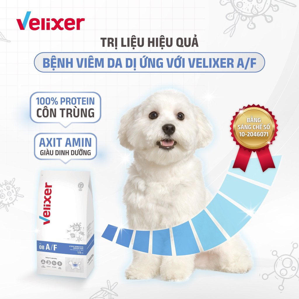[1.5KG] VELIXER - Thức ăn hạt cho chó hỗ trợ trị liệu với công thức dinh dưỡng chuyên biệt