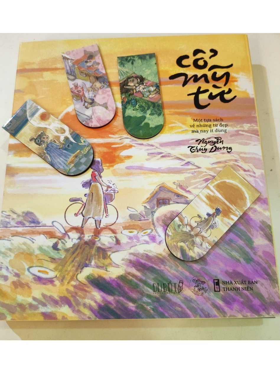 Ảnh Bookmark nam châm - Cổ mỹ từ (bộ 4 cái) 3