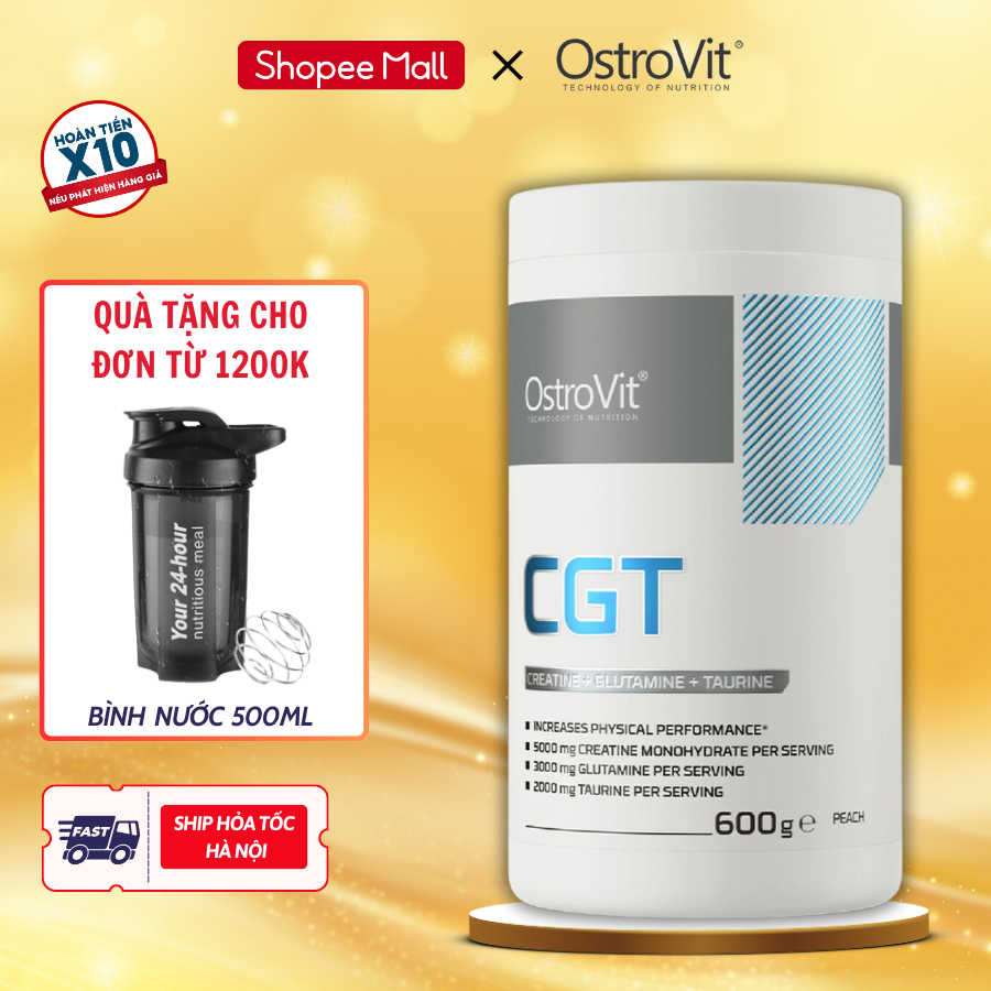 Hỗ trợ phát triển cơ bắp OstroVit CGT giúp tăng sức mạnh cơ bắp, hiệu ...