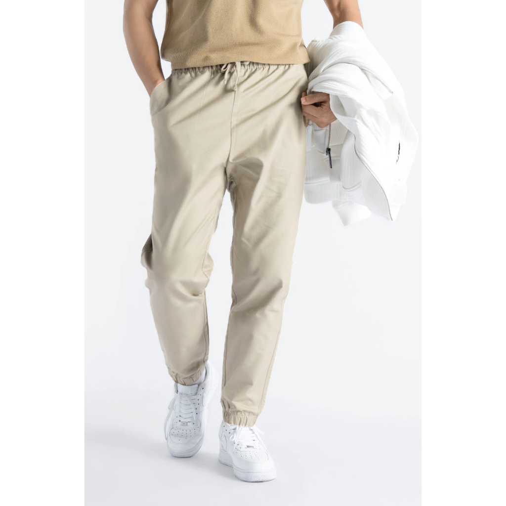 Quần Jogger Kaki Nam/Nữ RT CLASSY Form Regular Bo Gấu Thể Thao Chất Kaki Cotton Mềm Mịn