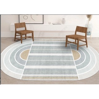 [H] Thảm decor phòng ngủ MAYA  sợi lông ngắn không bị xù lông, chống trượt tốt, tông màu hiện đại