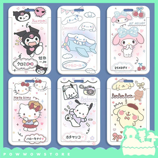 [Sẵn VN] Bao Đựng Thẻ Nhân Viên Dọc Nhựa ABS Phong Cách Nhân Vật Hoạt Hình Sanrio Mutiple Style