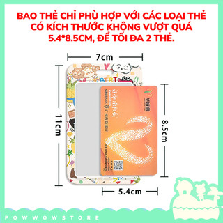 [Sẵn VN] Bao Đựng Thẻ Nhân Viên Dọc Nhựa ABS Phong Cách Nhân Vật Hoạt Hình Shin Family Funny