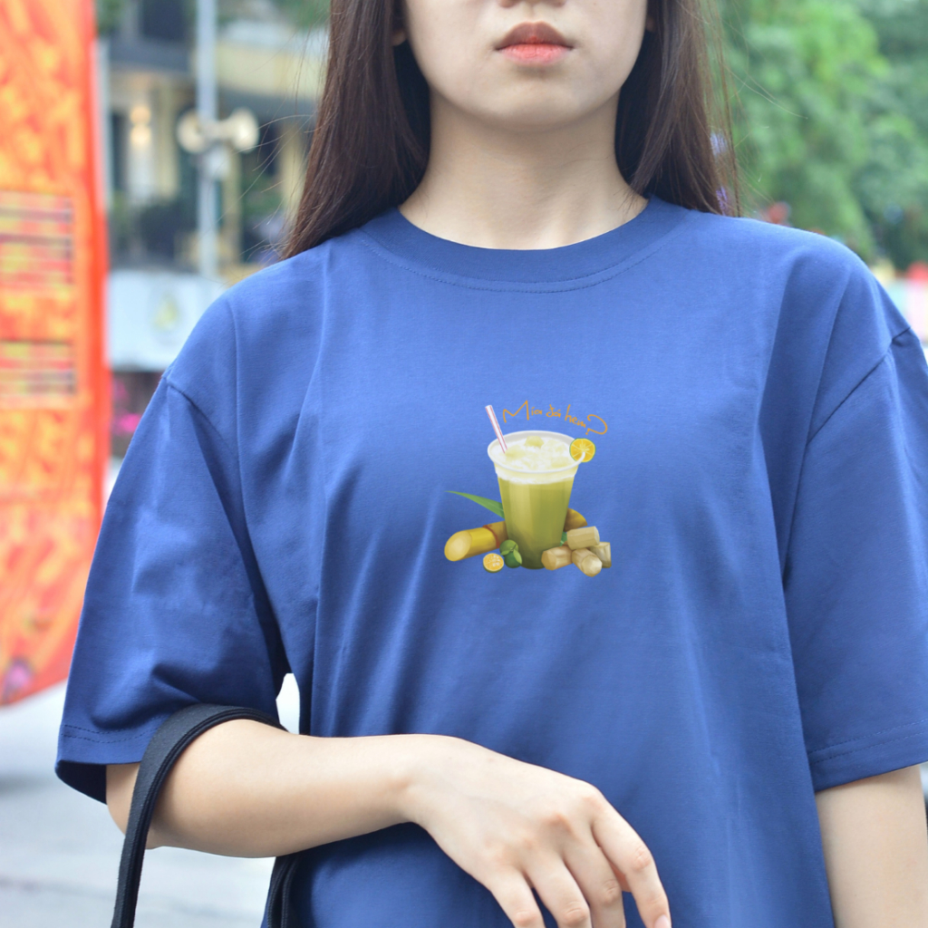 Áo thun Oversize cotton unisex nam nữ Goodore Mía đá thoáng mát năng động thiết kế độc đáo