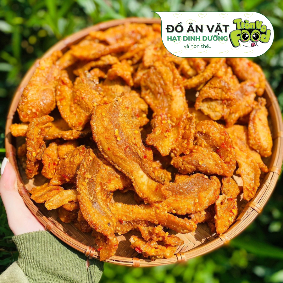 [ Hũ Vuông ] Ba Rọi Mắm Tỏi Giòn Ngon 450g - Ba Rọi Tóp Mỡ Thơm Cháy ...