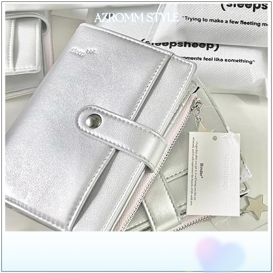 AZS Silver Diary Wallet - Handbook - Ví sổ tay, ruột giấy có thể tháo ...