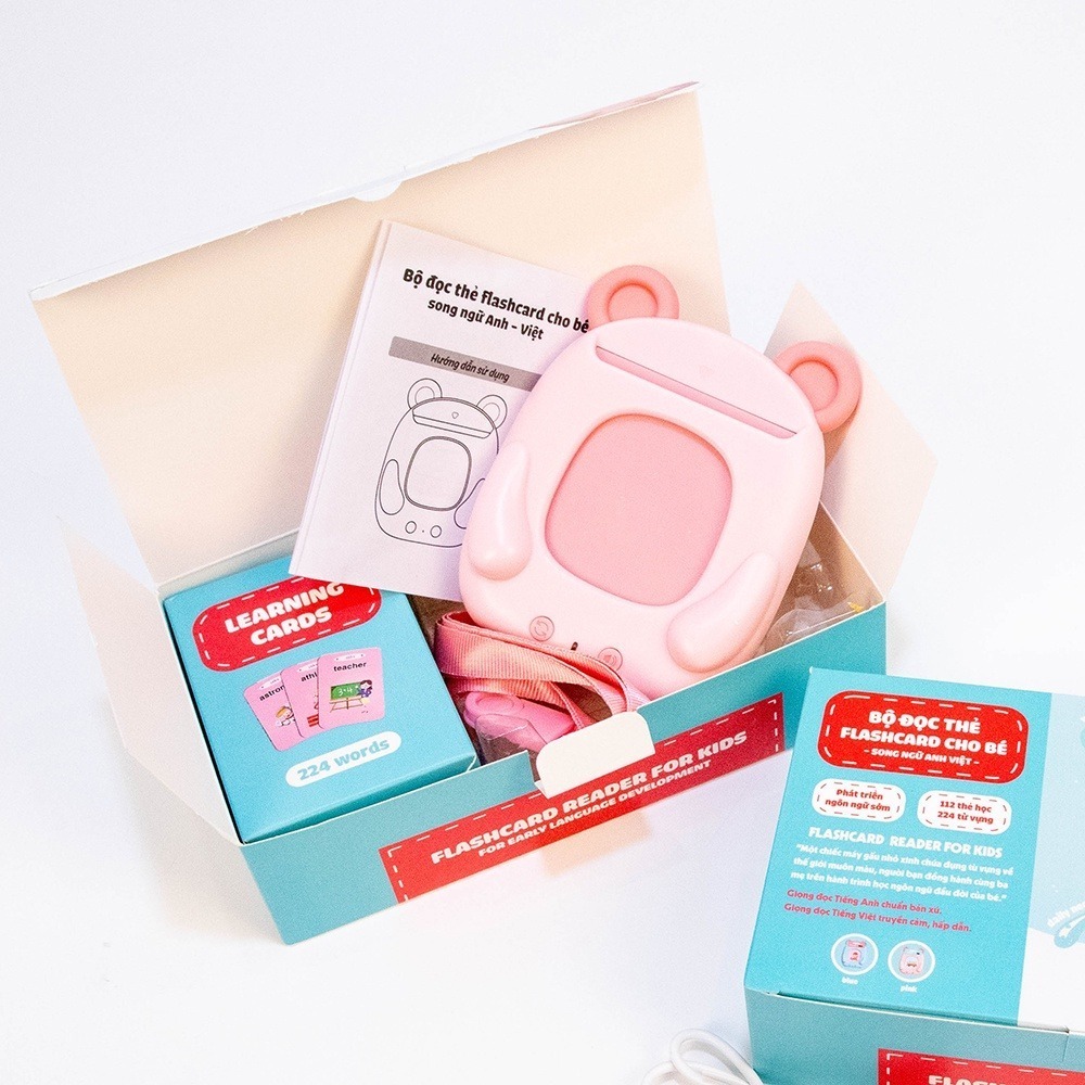 Máy Đọc Thẻ Flashcard Đọc Truyện Kennen Song Ngữ Cho Bé - Đồ Chơi Cho Bé PUKAPI