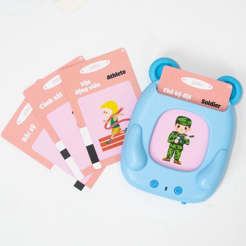 Máy Đọc Thẻ Flashcard Đọc Truyện Kennen Song Ngữ Cho Bé - Đồ Chơi Cho Bé PUKAPI
