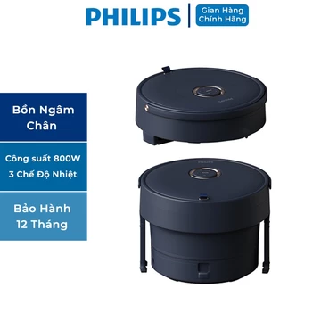 Bồn Ngâm Chân Massage PHILIPS 6501, Massage con lăn ngâm chân thư giãn công suất 800W làm nóng nhanh, Gấp gọn tiện lợi