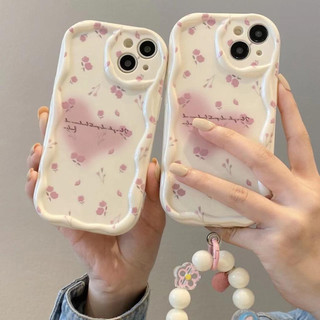 Ốp lưng iphone cạnh sóng nổi Hoa nhí nhẹ nhàng cho ip 6/7/8/plus/x/xr/xs/11/12/13/14/15/16/pro max - xx3039