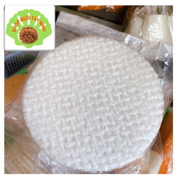 Bánh tráng trắng mỏng loại tròn Tây Ninh - Dùng làm gỏi cuốn.
