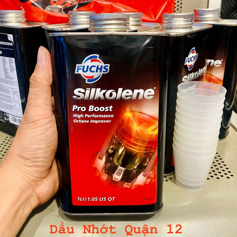 PHỤ GIA XĂNG FUCHS SILKOLENE PRO BOOST TĂNG OCTANE XĂNG TĂNG CÔNG SUẤT ĐỘNG CƠ MADE IN UK