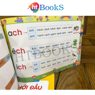 Sách- Tập đánh vần tiếng việt bé từ 4-6 tuổi hành trang cho bé chuẩn bị vào lớp 1. Phiên bản mới có mã quét QR
