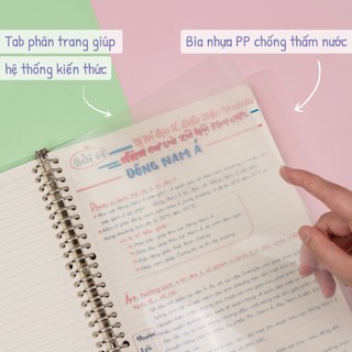 KLONG Binder - Sổ còng caro / line A4 100 tờ 100/76; Ô lưới / kẻ ngang nét đứt kẹp bìa còng sắt; MS: 522 - MS: 523 ♥