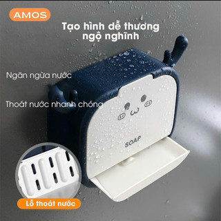 T&T0096 Kệ đựng xà phòng,dán tường nhà tắm hình thú mẫu mới