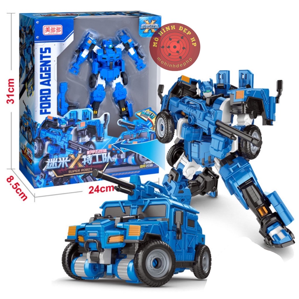 Lực lượng nhí x Miniforce x Pentatron Robot biến hình xe hơi BIỆT ĐỘI ...