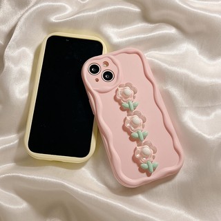 Ốp lưng iphone cạnh sóng nổi Hoa hồng nhỏ xinh ip 6/7/8/plus/x/xr/xs/11/12/13/14/15/16/pro max - xx1071