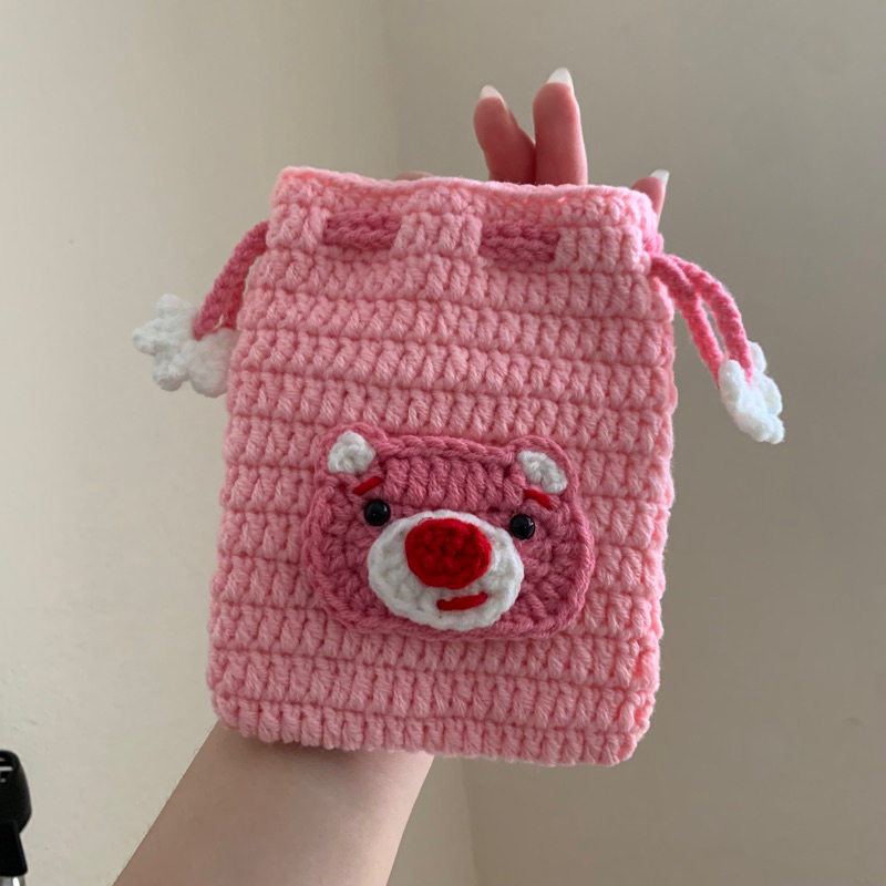 Túi rút mini bằng len handmade, túi đựng đồ mini, túi đựng máy ảnh🧶🧶 ...