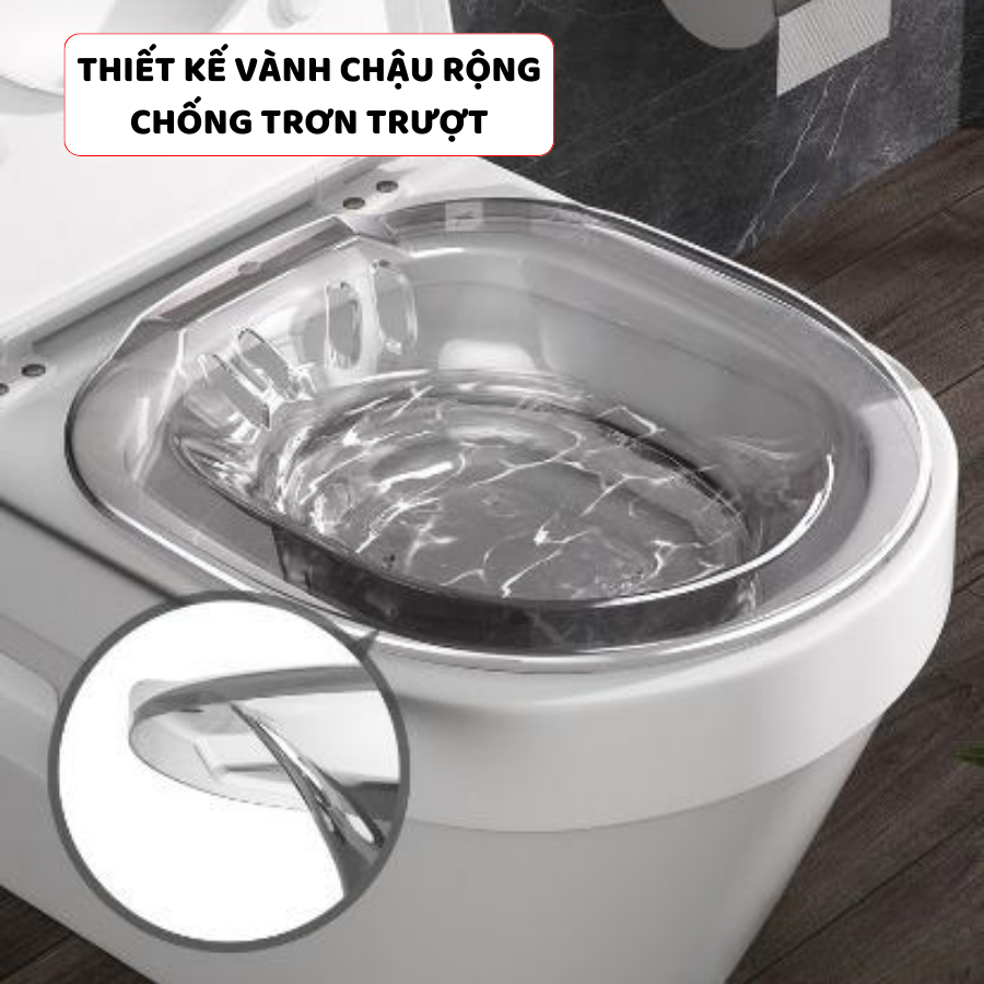 Chậu Xông Hơi ENODA HOME Chậu Nhựa Ngâm Rửa Cho Phụ Nữ Sau Sinh Kèm Bộ Vòi Sịt Rửa An Toàn, Sạch Sẽ C050