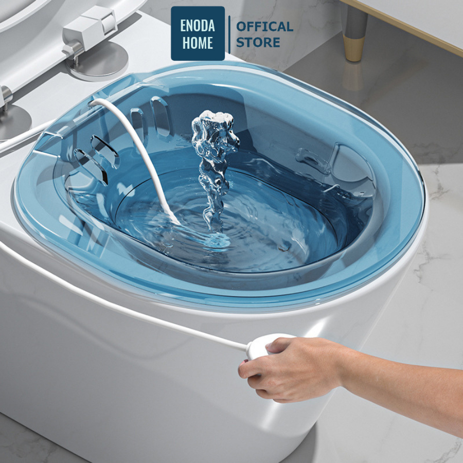 Chậu Xông Hơi ENODA HOME Chậu Nhựa Ngâm Rửa Cho Phụ Nữ Sau Sinh Kèm Bộ Vòi Sịt Rửa An Toàn, Sạch Sẽ C050