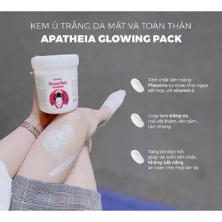 KEM Ủ TRẮNG MẶT & BODY APATHEIA GLOWING PACK
