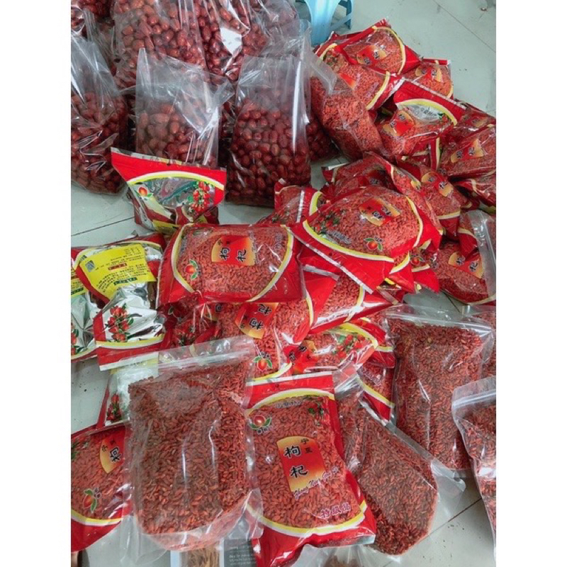 500GR Kỷ Tử Gói ( Hạt TO, ĐẸP Loại 1 ), Kỷ Tử Ninh Hạ, Kỷ Tử Ngọt ( Câu Kỷ Tử )