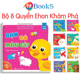 Sách- Bộ 8 Quyển Ehon Cùng Con Khám Phá Thế Giới Động Vật ( Song Ngữ Anh Việt) Dành Cho Bé Từ 0-6 Tuổi