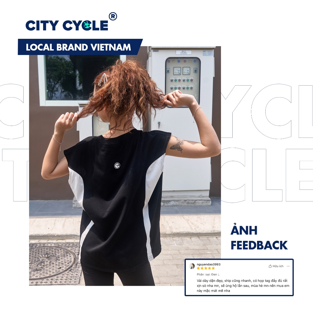 Áo Tanktop Light Strip Local Brand Chính Hãng City Cycle chất liệu cotton cao cấp form rộng unisex