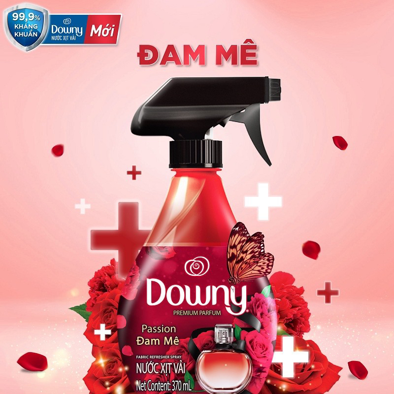 Xịt Vải DOWNY Khử Mùi Và Chống Khuẩn 99.9% Chai 370 ML