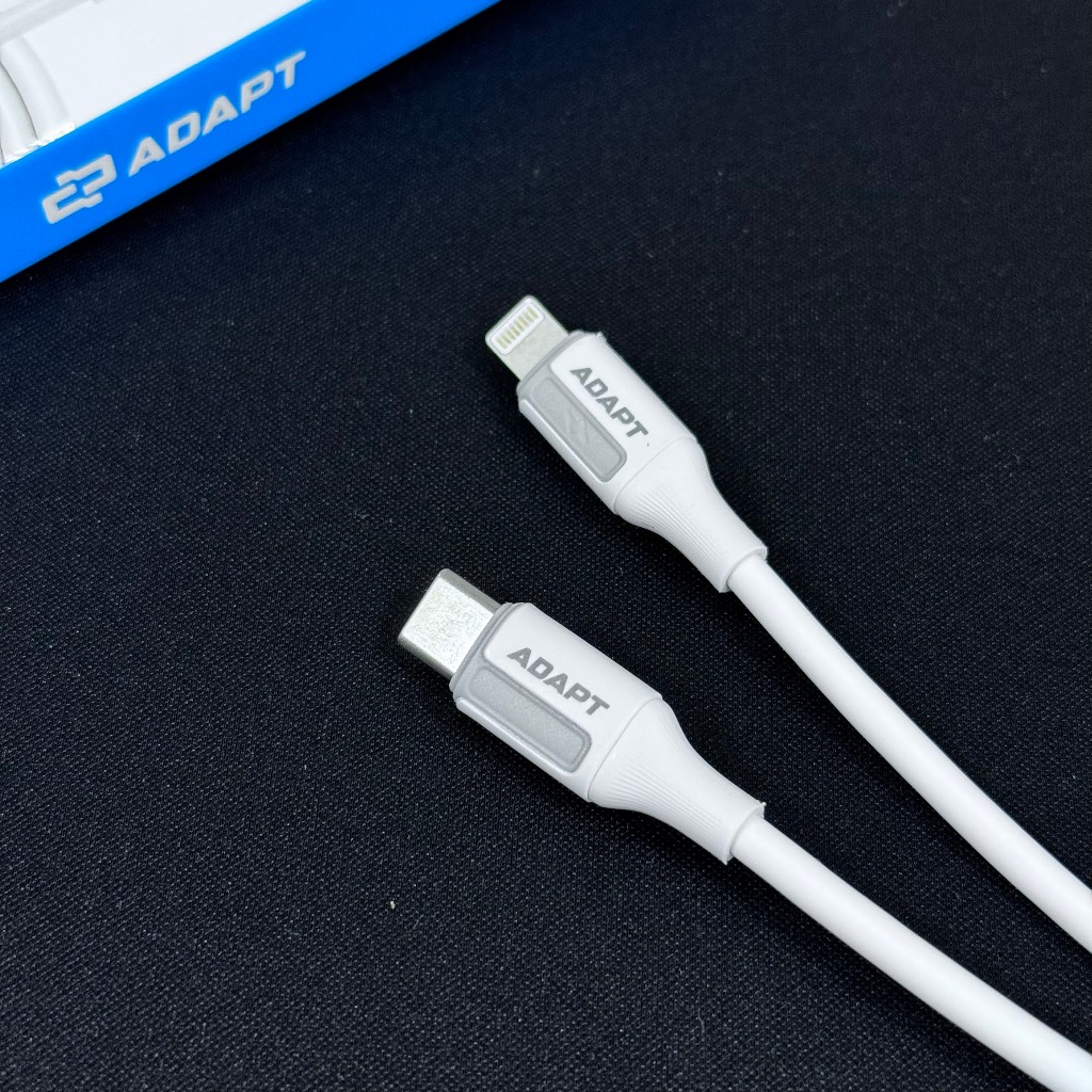 Cáp sạc nhanh, cáp truyền dữ liệu Adapt Type C to L công suất 30w chính hãng, chất lượng