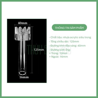 Đầu Lọc Váng Xoay Week HL - Chất Liệu Acrylic Siêu Trong - Sử Dụng Cho Bể Cá Cảnh, Thủy Sinh
