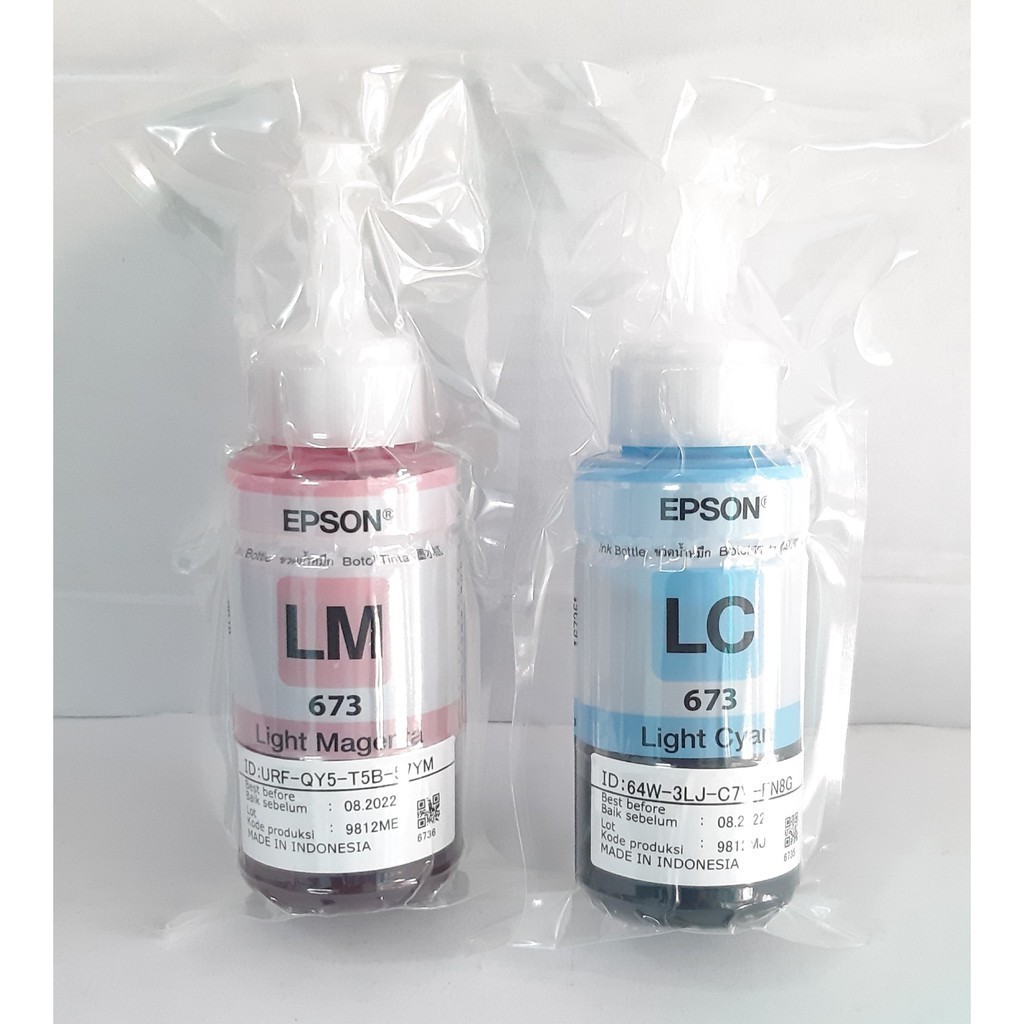 Mực In Epson T673 ( Bóc Máy ) Dùng cho máy in Epson L800 / L805 / L1800 /T50 / T60 / 1390 / 1430