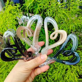 Kẹp Tóc Cho Nữ hình trái tim nhựa bóng loại đẹp