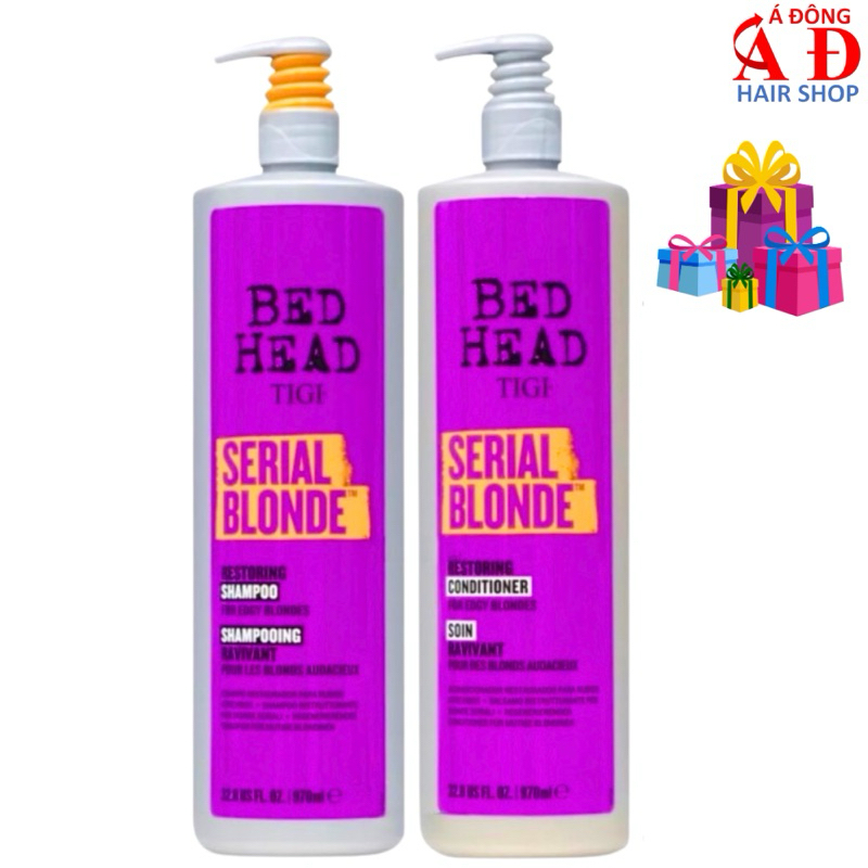 DẦU XẢ TIGI BEDHEAD SERIAL BLOND CHO TÓC NHUỘM TẨY SÁNG USA