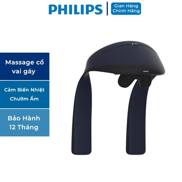 Máy Massage Cổ Vai Gáy PHILIPS 3521[CHÍNH HÃNG] Đầu massage 3D Mô Phỏng Các Đầu Ngón Tay Ôm Sát Vùng Cổ Vai Gáy