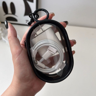 Túi đựng cáp sạc điện thoại có móc treo Túi đựng đồ đa năng trong suốt 🌸 tuyển sỉ🌸