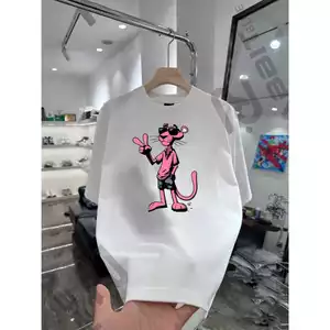 Áo thun unisex hoạt hình PINK báo hồng cool ngầu đáng yêu