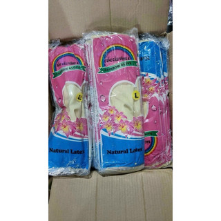20 ĐÔI - Sắc Cầu Vồng đủ size S-M-L- XL- găng tay rửa bát - nấu ăn -thuỷ sản
