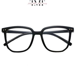 Kính thời trang nam nữ 2 chấm style hàn quốc cute dễ thương, Mắt kính mát không độ giả cận chống tia UV MoDa K029