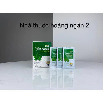 [Hộp 20 gói] Siro ho cảm Center giảm nghẹt mũi, long đờm, làm dịu cơn ho thành phần thảo dược - NT Hoàng Ngân