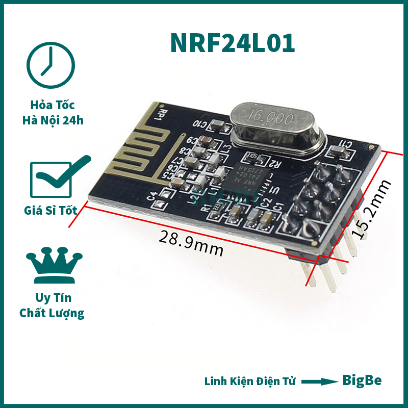 Module Thu Phát Sóng RF NRF24L01 Không Dây | Shopee Việt Nam