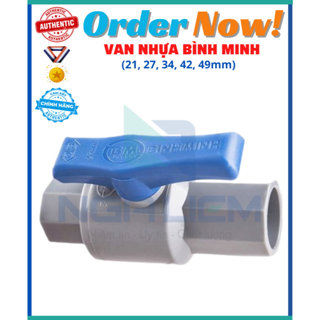 Van Nhựa PVC Bình Minh (Các Cỡ 21, 27, 34, 42, 49) – [Chính Hãng ...