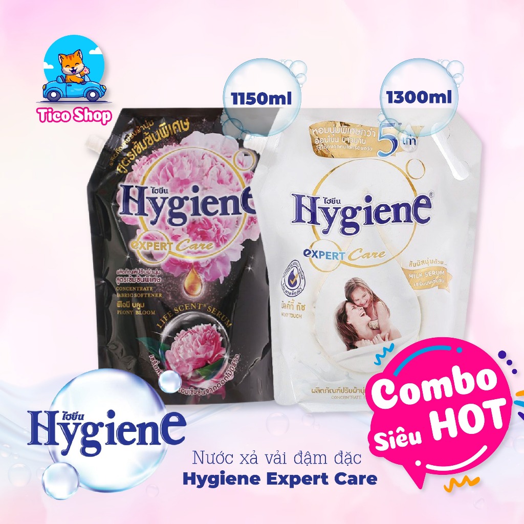 Nước xả vải HYGIENE 1300 / 1150ml Thái Lan thơm lâu đậm đặc | Shopee ...