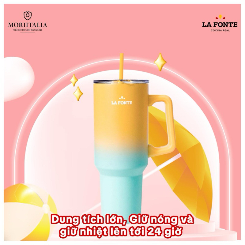 Ảnh Ly giữ nhiệt La Fonte 1200ml- Hàng chính hãng, thép không gỉ,giữ nhiệt 24 tiếng 2
