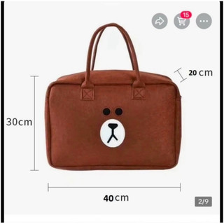 T&T0099 Túi du lịch vải nỉ, túi đựng mỹ phẩm vật dụng cá nhân hoạ tiết hoạt hình cỡ lớn