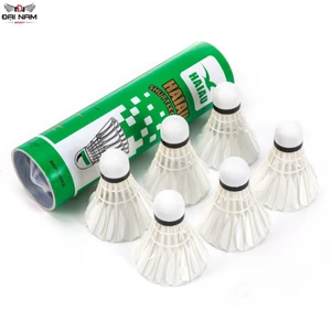 Ống Cầu Lông Hải Âu Xanh Lá 6-12 Quả Chất Liệu Lông Ngỗng Tự Nhiên Hàng Chính Hãng